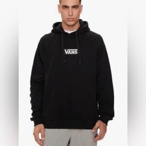 Vans Versa Standard Black Hoodie Men's Skateboard Streetwear